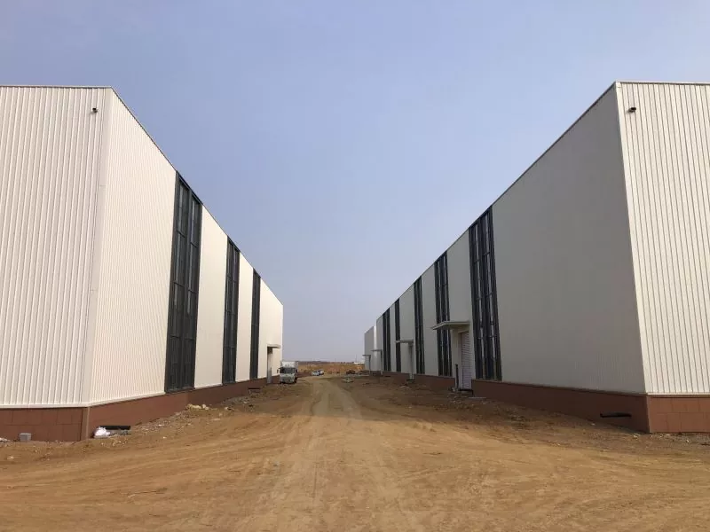 પોર્ટલ સ્ટીલ માળખું વખારો