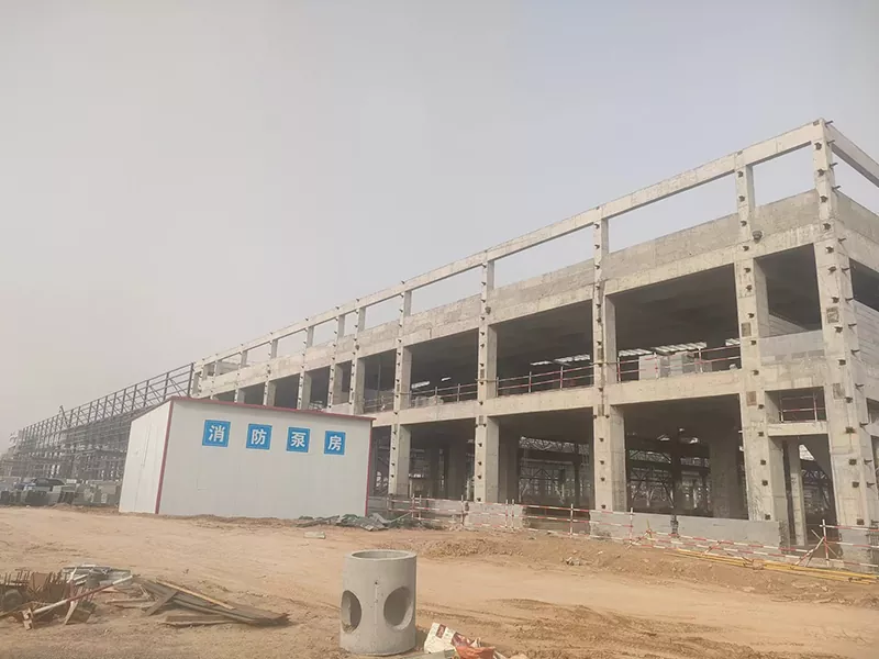 પ્રિફેબ સ્ટીલ સ્ટ્રક્ચર વેરહાઉસ મકાન
